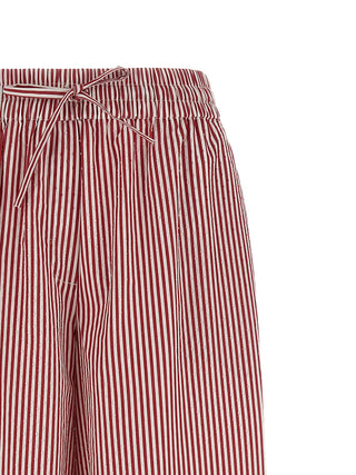 Multicolor Cotton Casual Pants