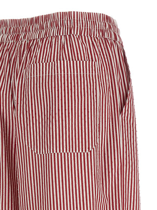 Multicolor Cotton Casual Pants