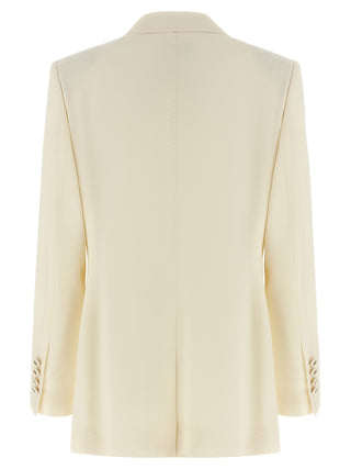 White Virgin Wool Blazer