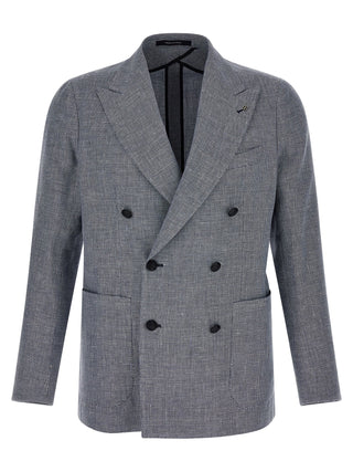 Blue Linen Blazer