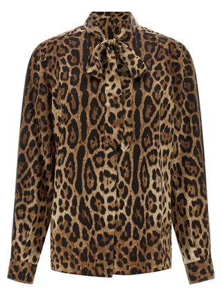 Brown Silk Blouse