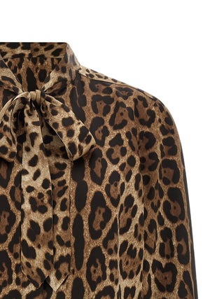 Brown Silk Blouse