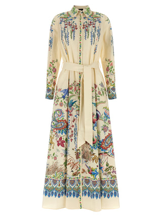 Multicolor Cotton Long Dress