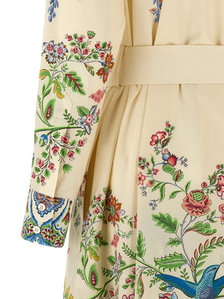 Multicolor Cotton Long Dress