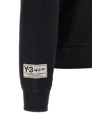 Black Cotton Sweatshirt