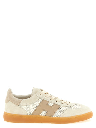 Zapatillas bajas de algodón beige  