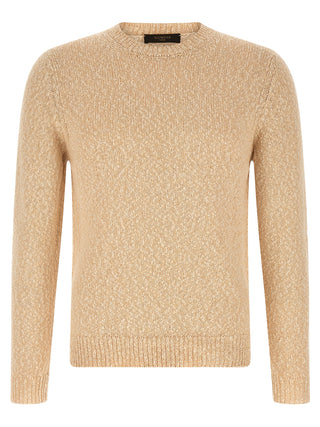 Beige Cotton Cardigan