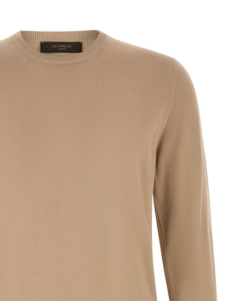 Beige Cotton Cardigan