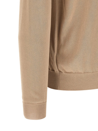 Beige Cotton Cardigan