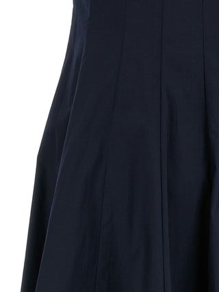 Blue Cotton Midi Dress