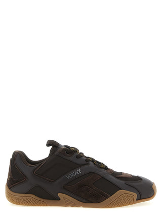 Brown Calfskin Athletic Sneakers