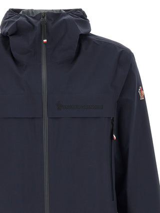 Blue Polyamide Shell Jacket