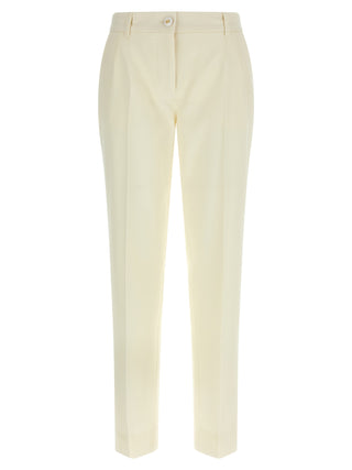 White Virgin Wool Dress Pants