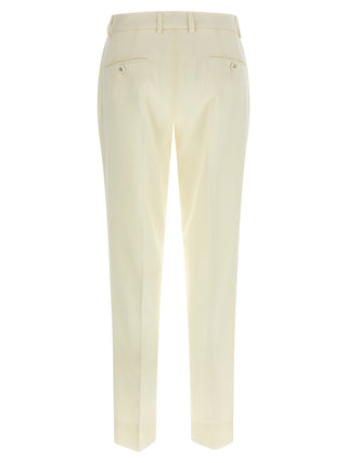 White Virgin Wool Dress Pants