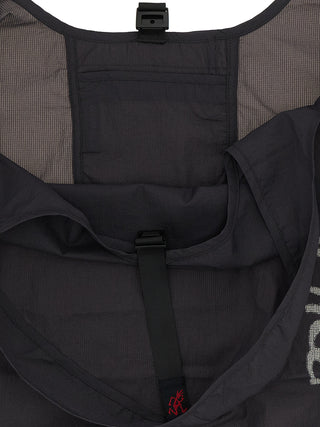 Gray Nylon Tote Bag