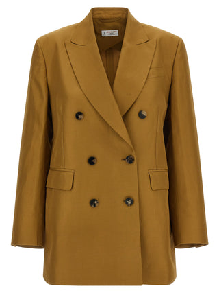 Blazer marrón de viscosa