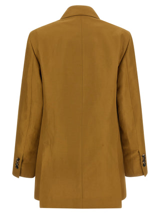 Blazer marrón de viscosa