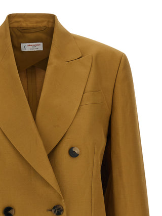 Blazer marrón de viscosa