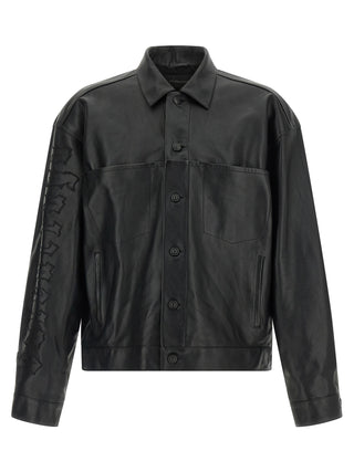 Black Buffalo Leather Leather Jacket