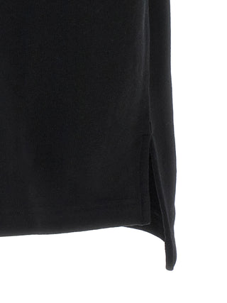 Black Cotton Polo Shirt