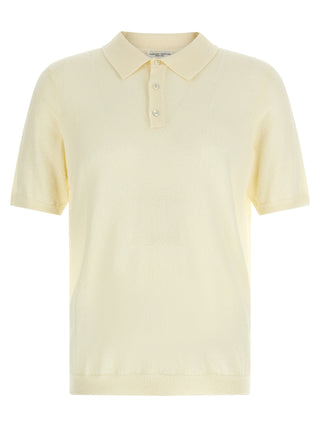 Beige Cotton Polo Shirt