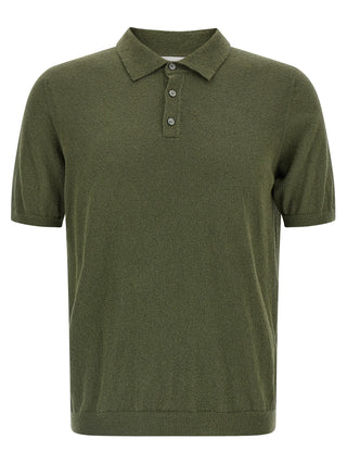 Bicolor Cotton Polo Shirt