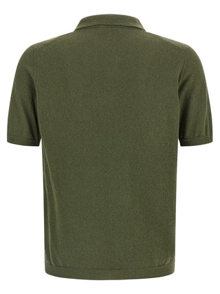 Bicolor Cotton Polo Shirt