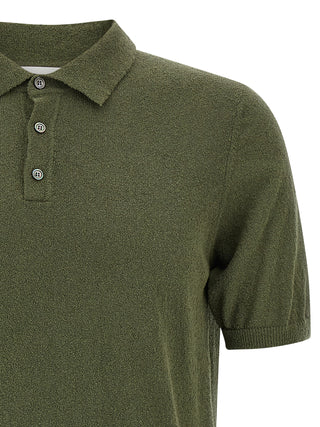 Bicolor Cotton Polo Shirt