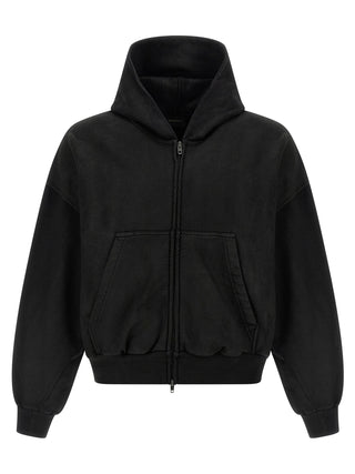 Black Cotton Sweatshirt