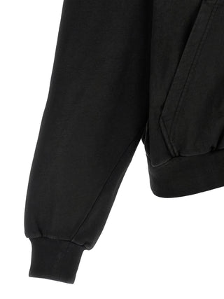 Black Cotton Sweatshirt
