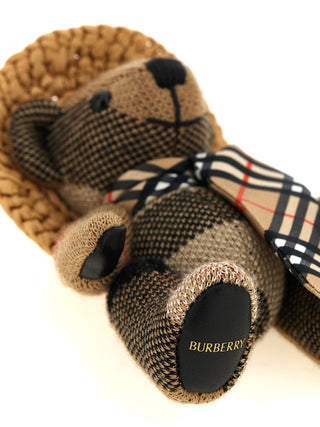Beige Wool Keychain
