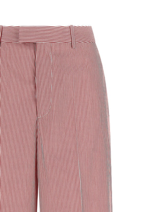 Multicolor Cotton Casual Pants
