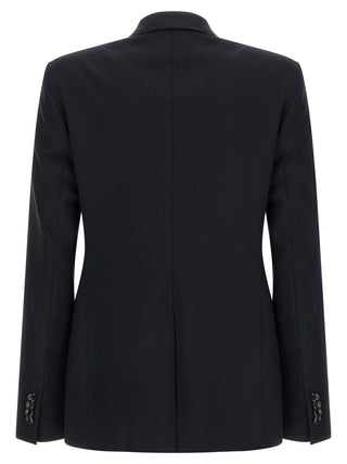 Blue Virgin Wool Two-Piece Suit