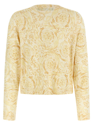 Bicolor Silk Cardigan