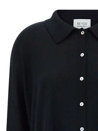 Black Cashmere Cardigan