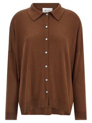 Brown Cashmere Cardigan