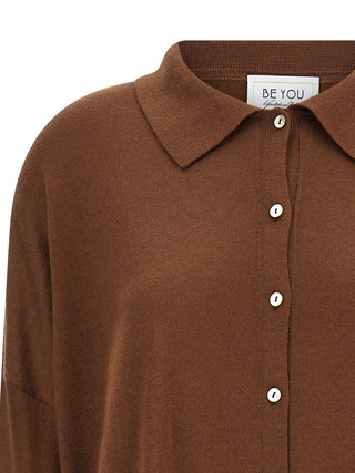 Brown Cashmere Cardigan