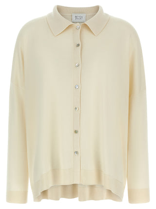 White Cashmere Cardigan