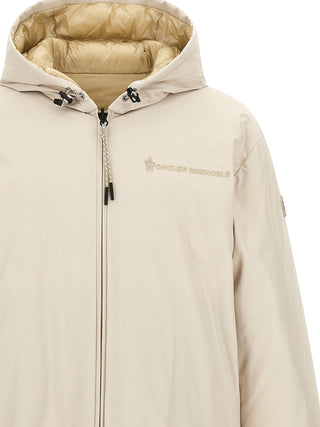 Beige Polyamide Shell Jacket