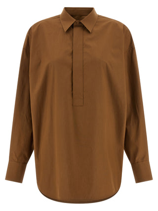 Brown Cotton Blouse