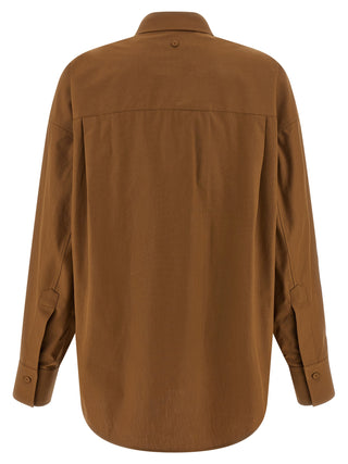 Brown Cotton Blouse