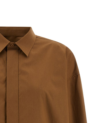 Brown Cotton Blouse