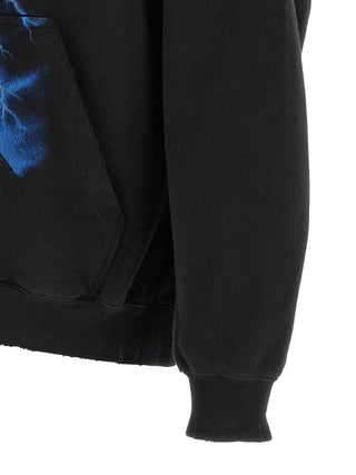 Black Cotton Sweatshirt