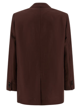 Brown Viscose Blazer
