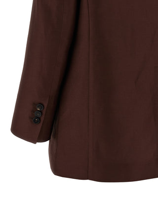 Brown Viscose Blazer