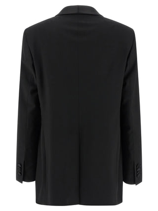 Black Virgin Wool Two-Piece Suit