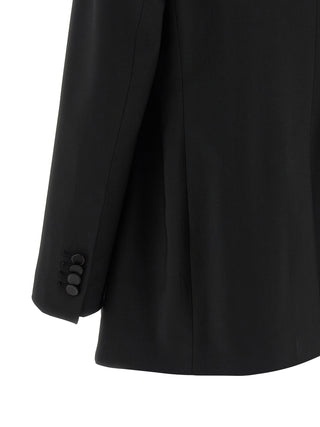 Black Virgin Wool Two-Piece Suit