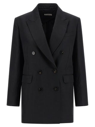 Black Viscose Blazer