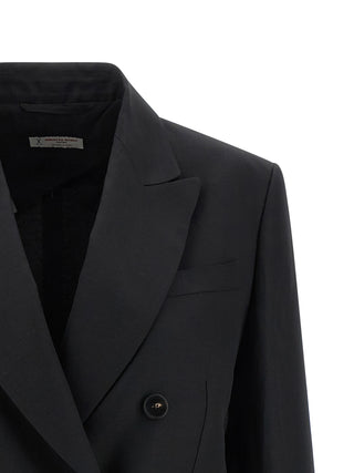 Black Viscose Blazer