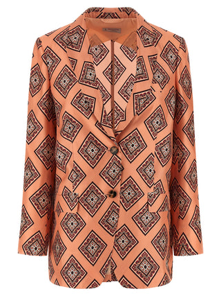 Multicolor Silk Blazer